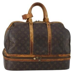 LOUIS VUITTON Monogram Sac Sports Boston Bag M41444 LV Auth th6318
